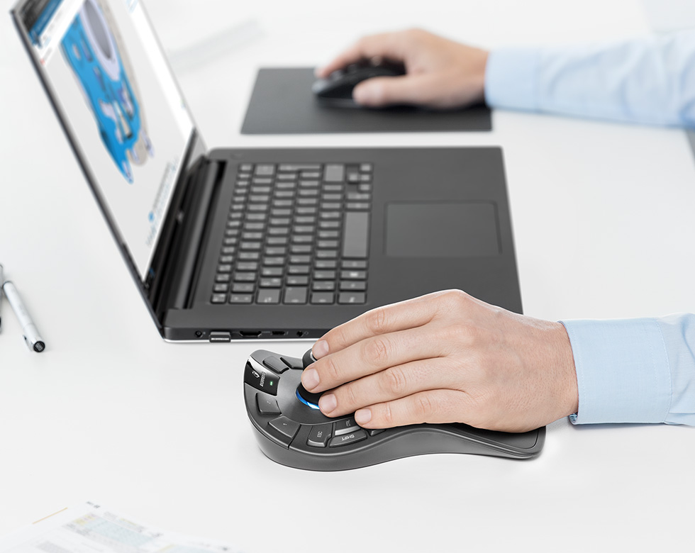 SpaceMouse Pro Wireless Ergonomic Comfort